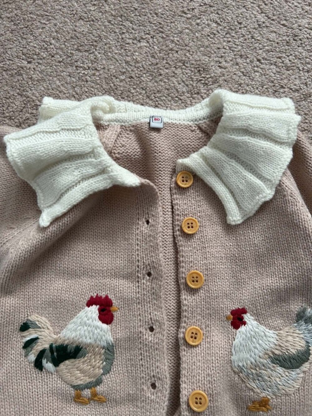 Collared Chicken Cardigan (18-24 months)